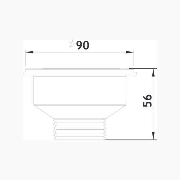 Válvula Ghel plus Inox  3.1/2” - Imagem 2
