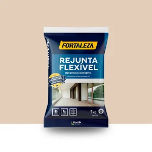 Rejunte Fortaleza Flex Marfim 1Kg