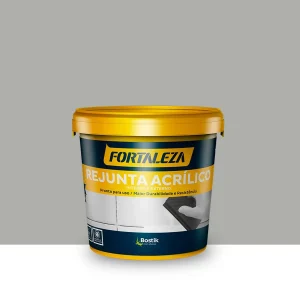 Rejunte Fortaleza Acrílico Cinza Platina 1kg