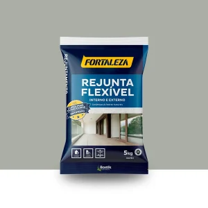 Rejunte Fortaleza Flex Cinza 5Kg