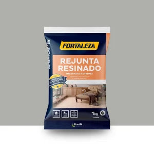 Rejunte Fortaleza Resinado Cinza 1Kg