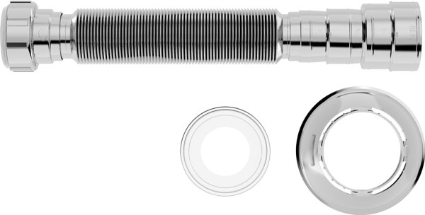 Sifão Blukit Tubo Extensivo com Canopla 70cm Cromado