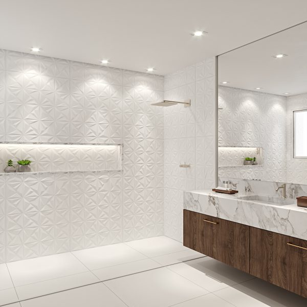 Piso Porcelanato Lef Classic White Deco 72x72 Act A Retif - Image 2