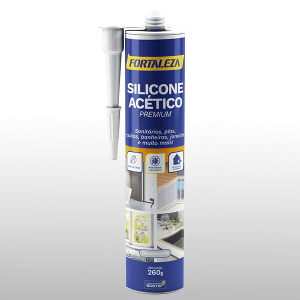 Silicone  Fortaleza Acético Preto 250G