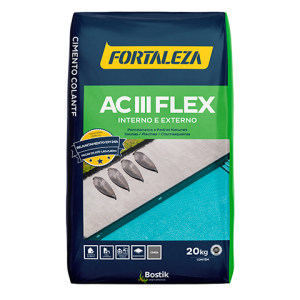 Argamassa Fortaleza ACIII Flex 20 Kg