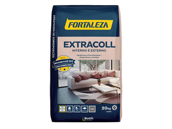 Argamassa Fortaleza Extracoll Flex Premiun 20Kg