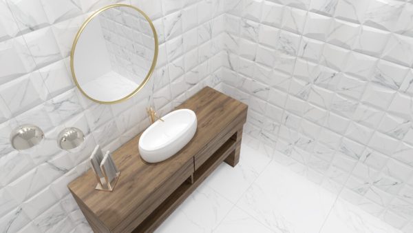 Piso Porcelanato Lef Carrara 72x72 Act A Retif - Image 2