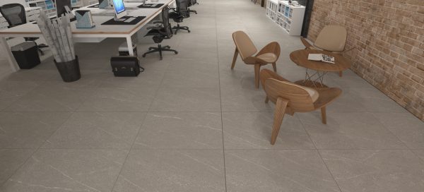 Piso Porcelanato Delta Valencia Beton 90x90 Act A Retif - Image 2