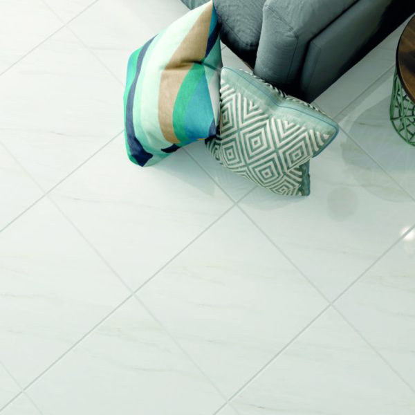 Piso Cerâmico Lef Viena Bianco 54x54 A Retif - Image 2