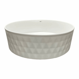 Cuba Japi Apoio Solo Redonda 36X12,5 Branco Fosco