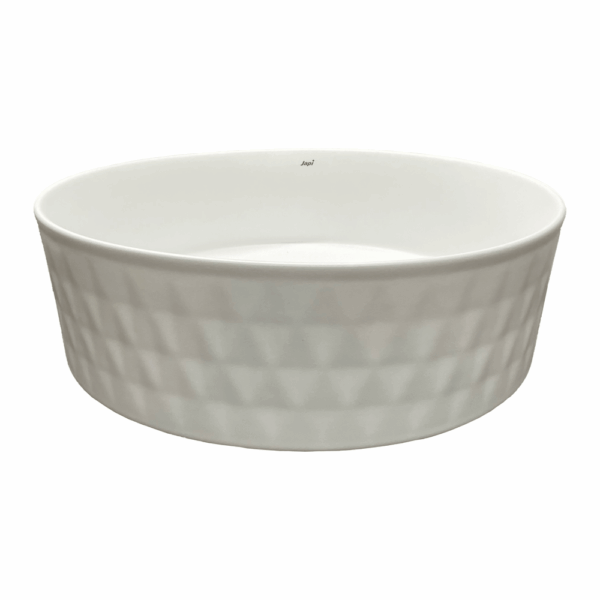 Cuba Japi Apoio Solo Redonda 36X12,5 Branco Fosco